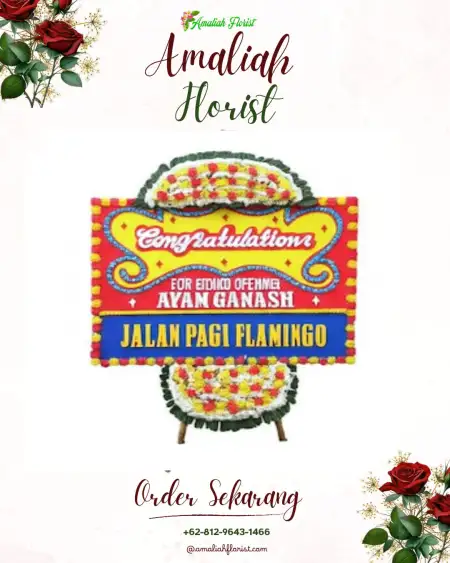 Sewa Papan Bunga Telaga Antang